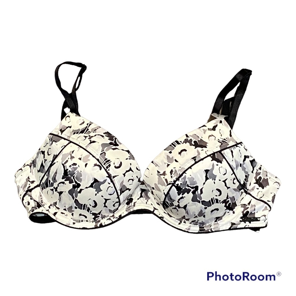 Calvin Klein Customized Lift Bra black and white